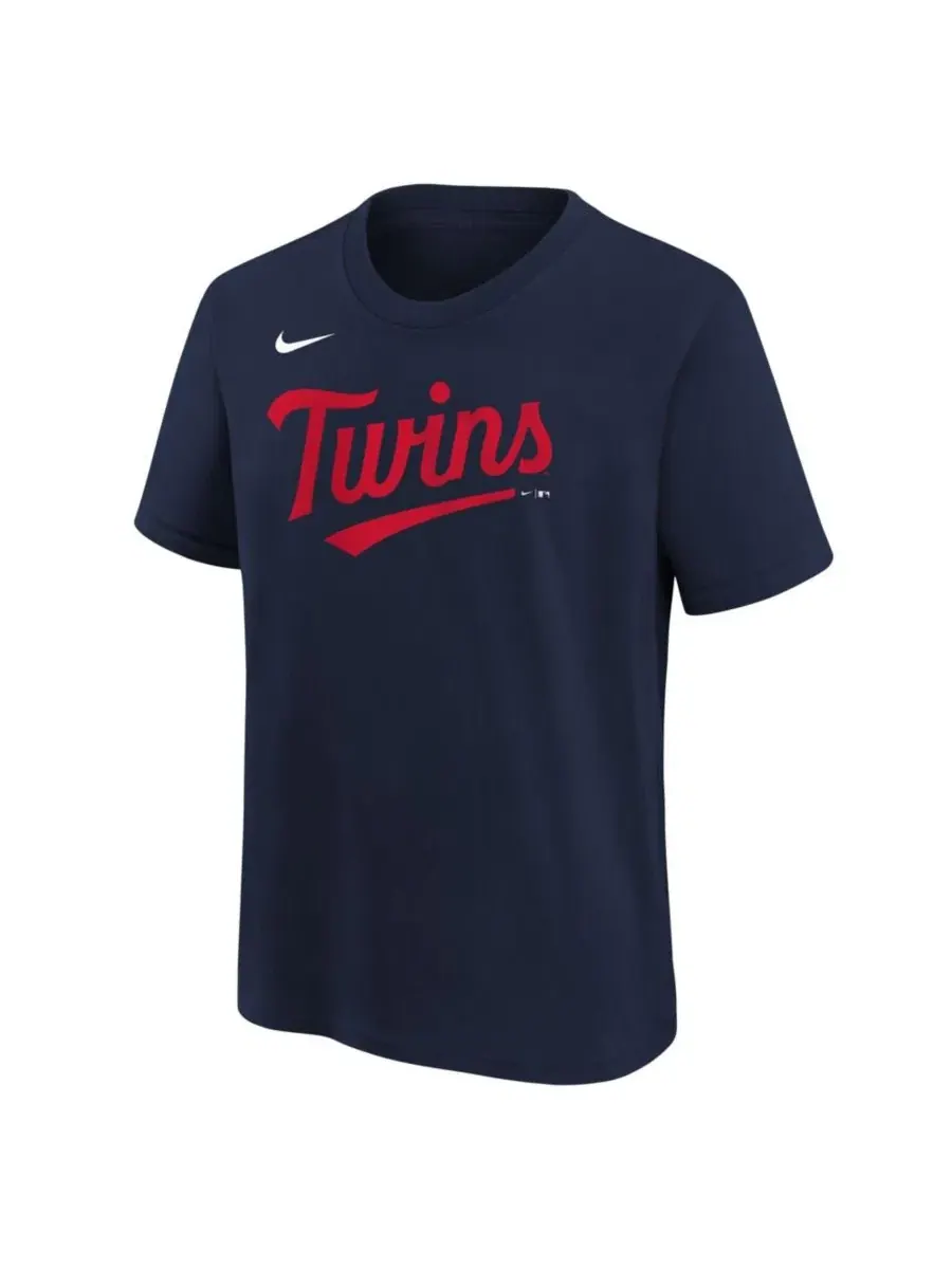 Футболка с принтом команды Minnesota Twins Nike — изображение 2 из 3, темно-синий