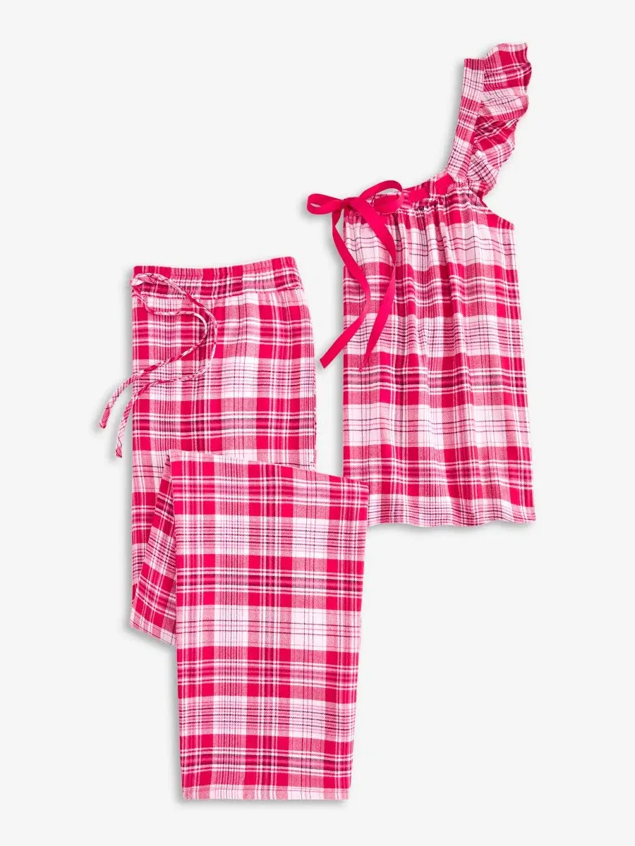 Комплект пижамы с длинным рукавом State of Day Wendy Plaid — изображение 6 из 6