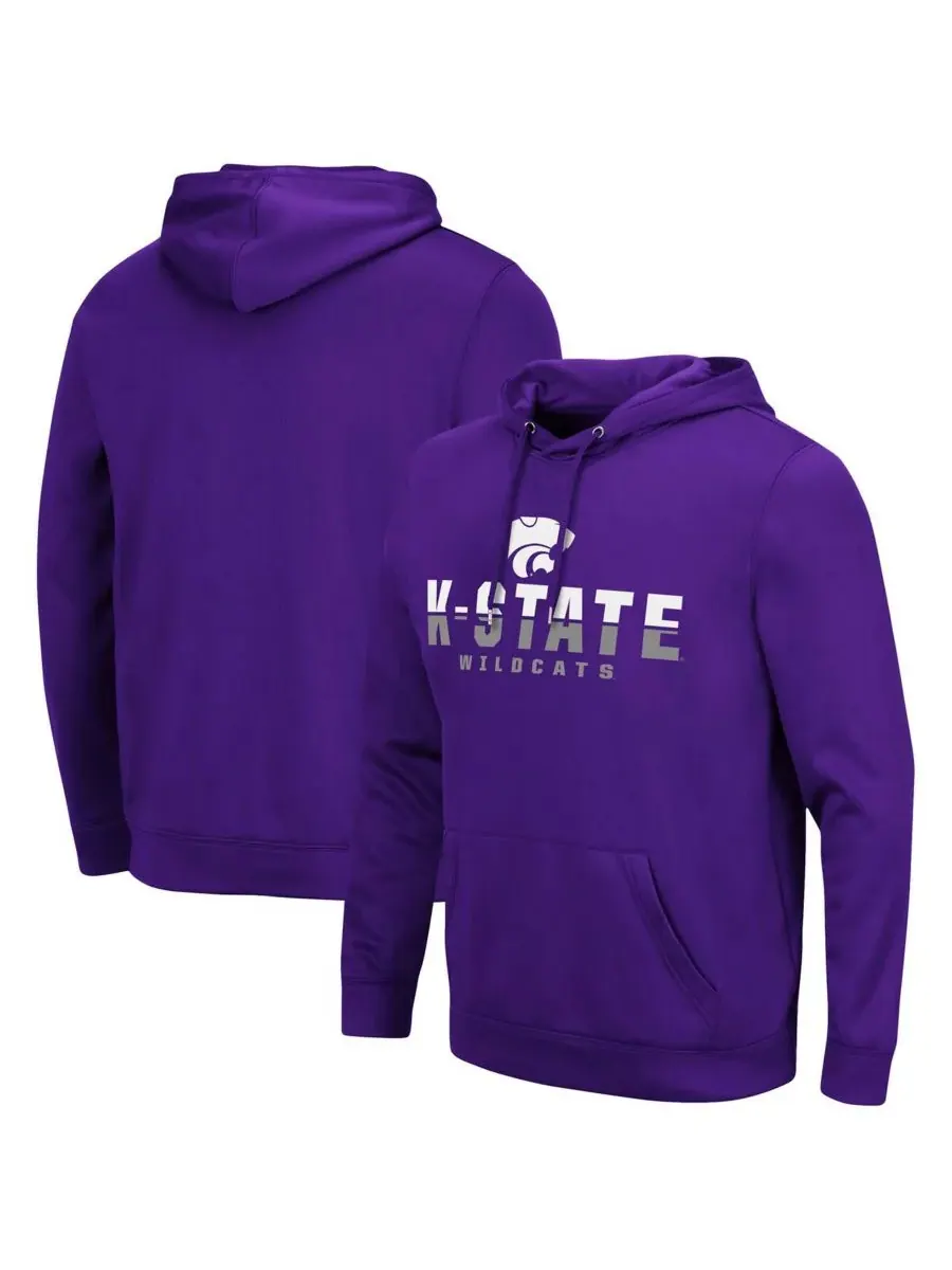 Мужская толстовка с капюшоном в виде фонаря с символикой команды Kansas State Wildcats Colosseum — изображение 1 из 5