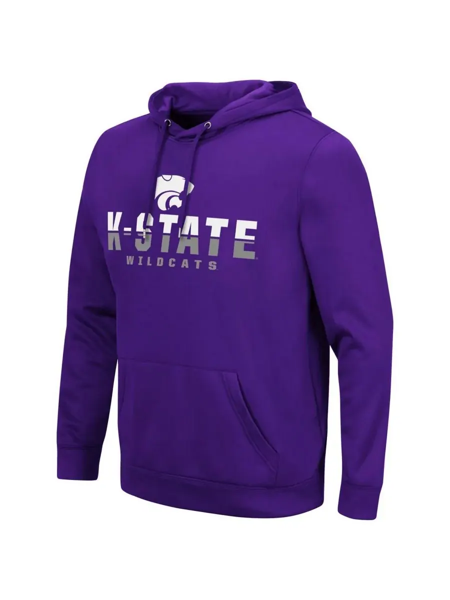 Мужская толстовка с капюшоном в виде фонаря с символикой команды Kansas State Wildcats Colosseum — изображение 2 из 5