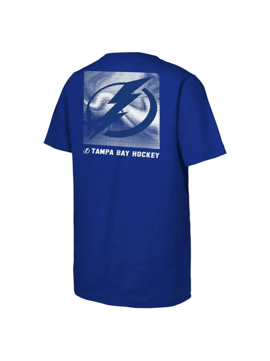 Outerstuff Футболка Big Boys and Girls Blue Tampa Bay Lightning Atmosphere — изображение 2 из 3, синий