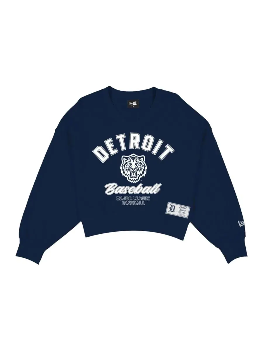 Женский свитшот с V-образным вырезом City Connect Detroit Tigers New Era