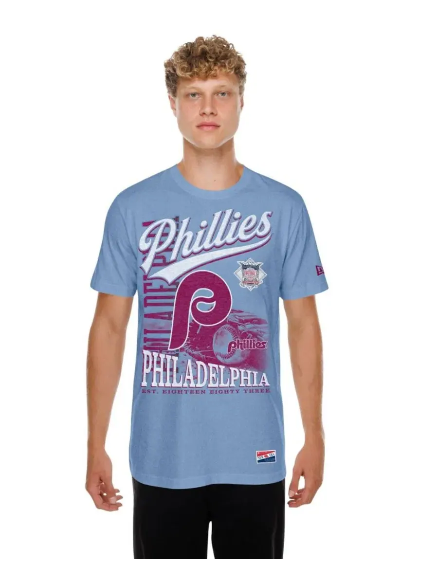 Футболка оверсайз с принтом Philadelphia Phillies New Era