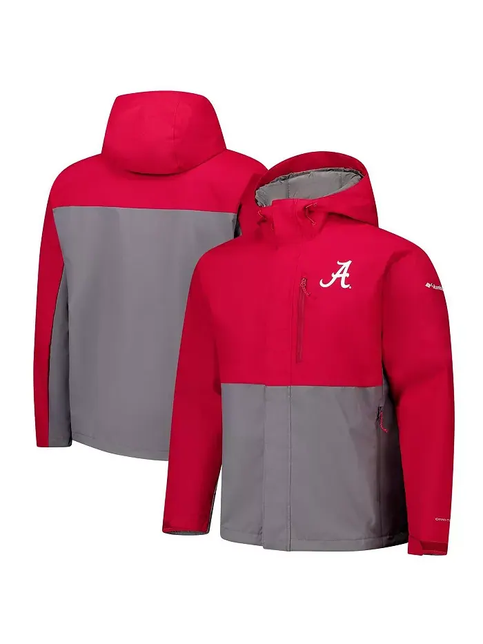 Мужская куртка Alabama Crimson Tide Field Bound Omni-Tech на молнии, цвет малиновый Columbia