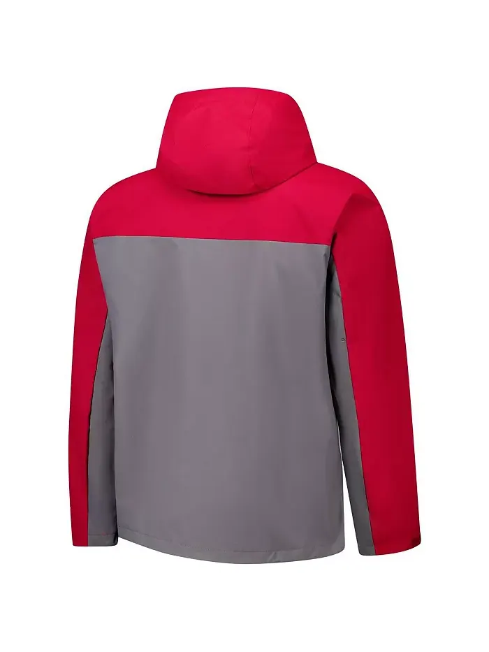 Мужская куртка Alabama Crimson Tide Field Bound Omni-Tech на молнии, цвет малиновый Columbia — изображение 3 из 3