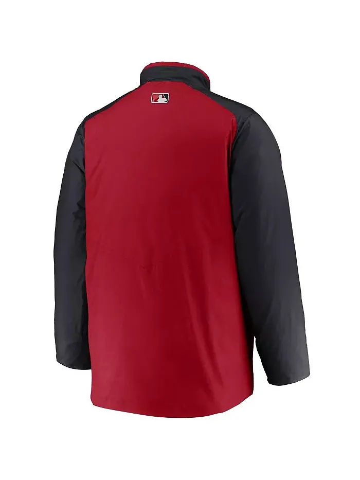 Мужская красная и синяя куртка Washington Nationals Authentic Collection Dugout на молнии Nike — изображение 3 из 3