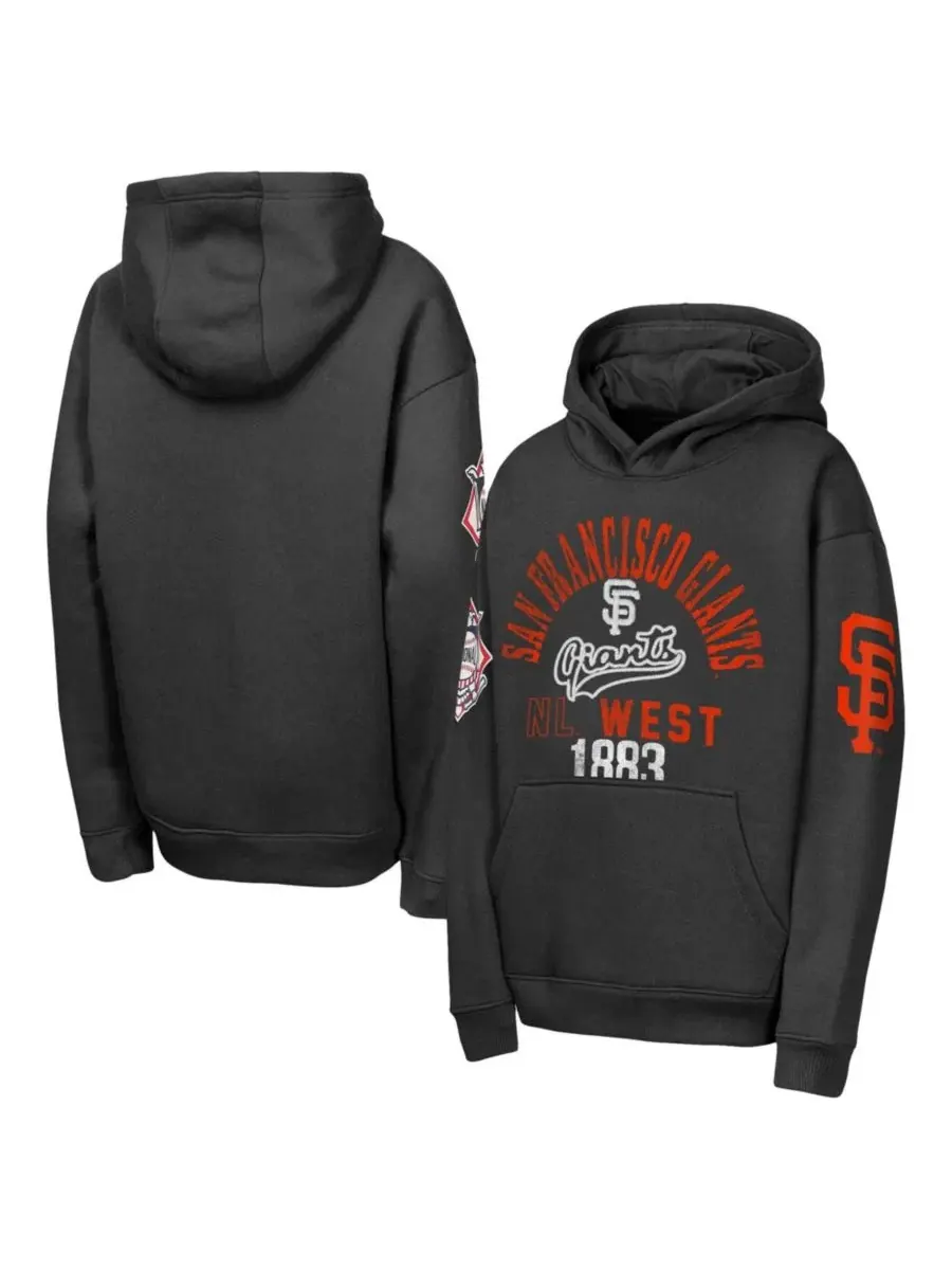 Худи из флиса с капюшоном Premium Sweep Fleece Outerstuff