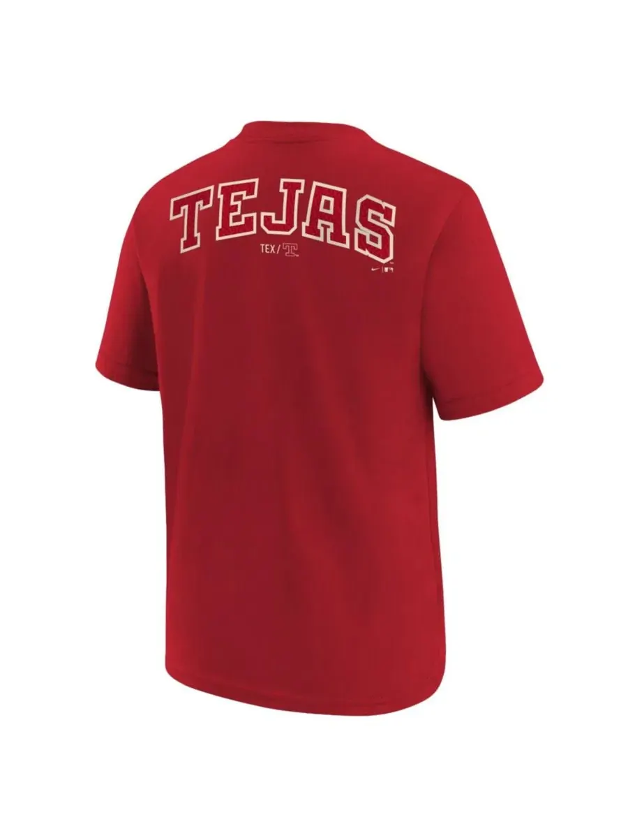 Футболка с коротким рукавом Texas Rangers 2026 City Connect Nike — изображение 3 из 3, красный