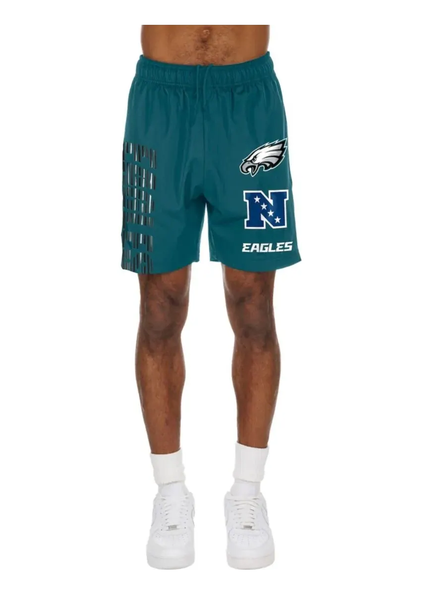 Шорты спортивные с принтом Philadelphia Eagles Match New Era