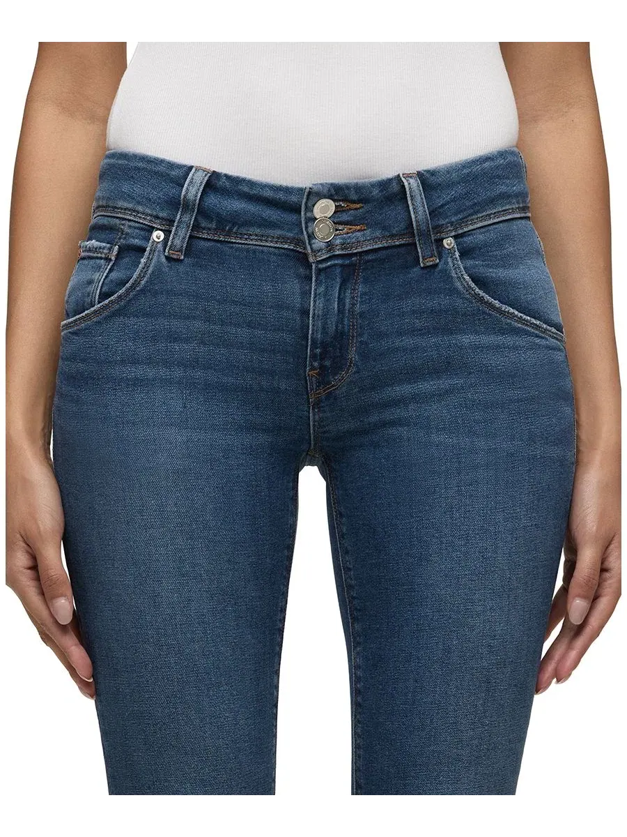 Джинсы-клеш с завышенной талией Beth Hudson Jeans, Olympic — изображение 4 из 6