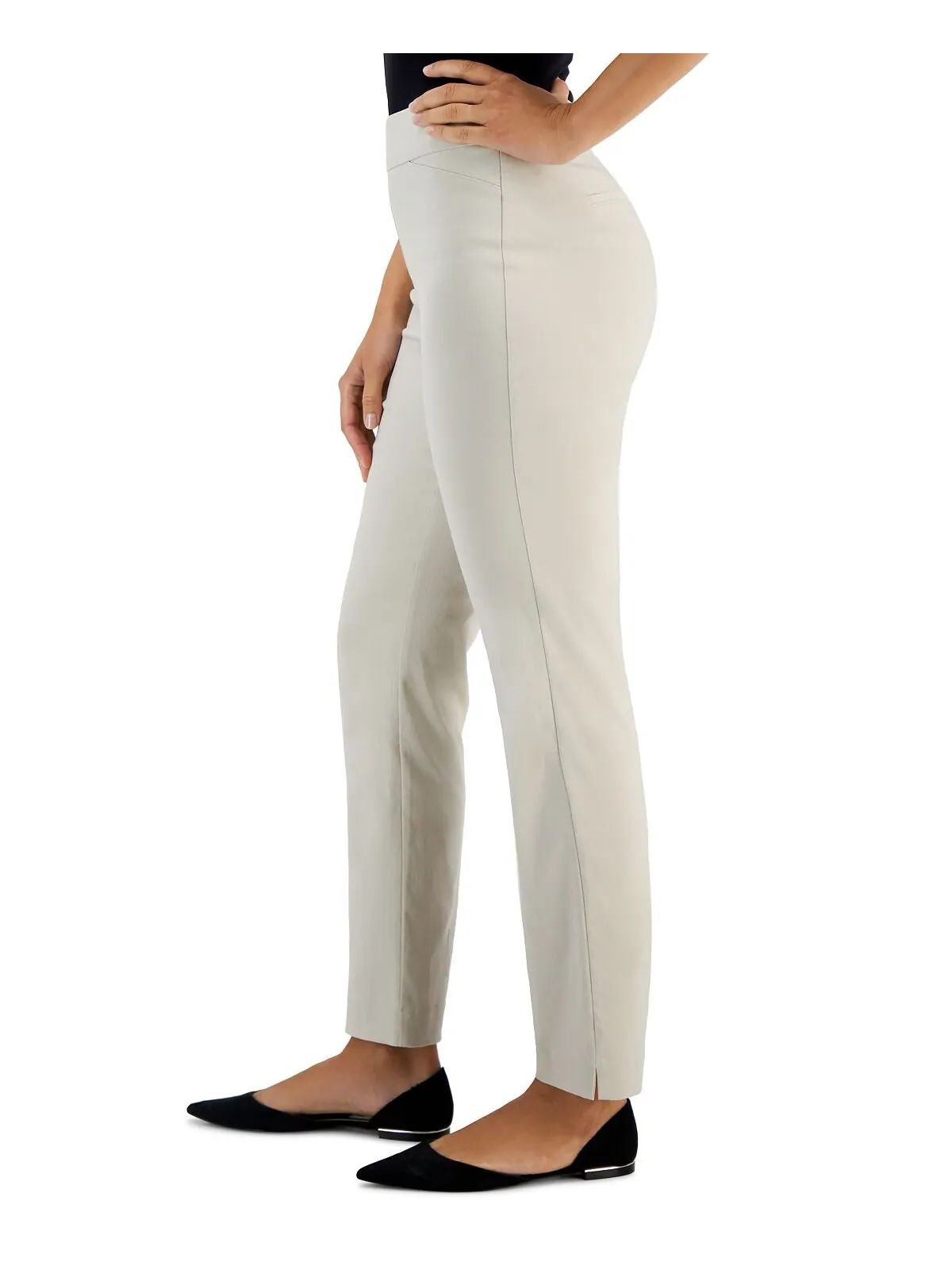 Эластичные узкие брюки Petite Cambridge JM Collection — изображение 3 из 4