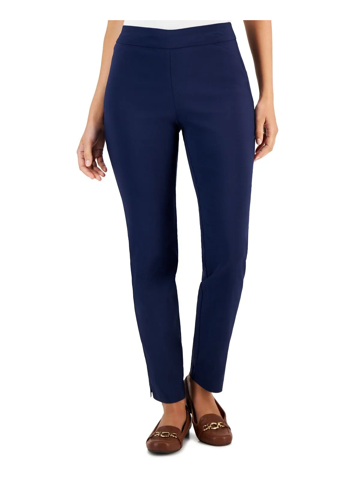 Эластичные узкие брюки Petite Cambridge JM Collection