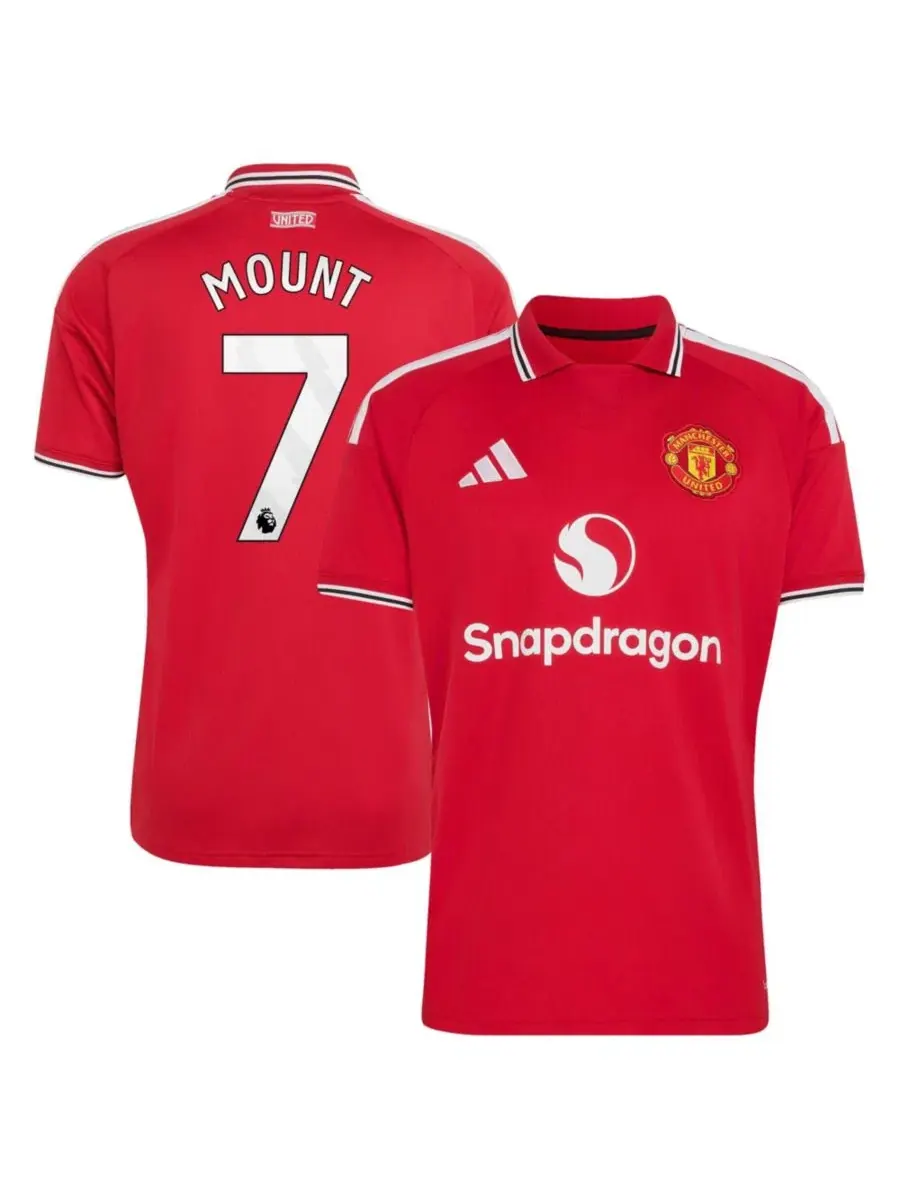 Футболка Mason Mount Red Manchester United 2026/27 Home Replica Jersey adidas