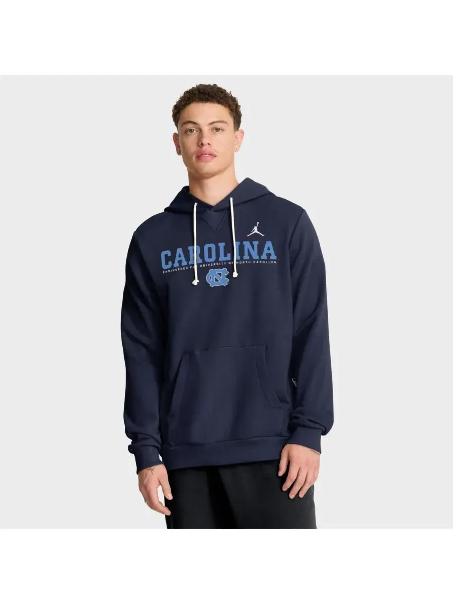 Худи с принтом Dri-FIT North Carolina Tar Heels 2025 Sideline Standard Issue Jordan