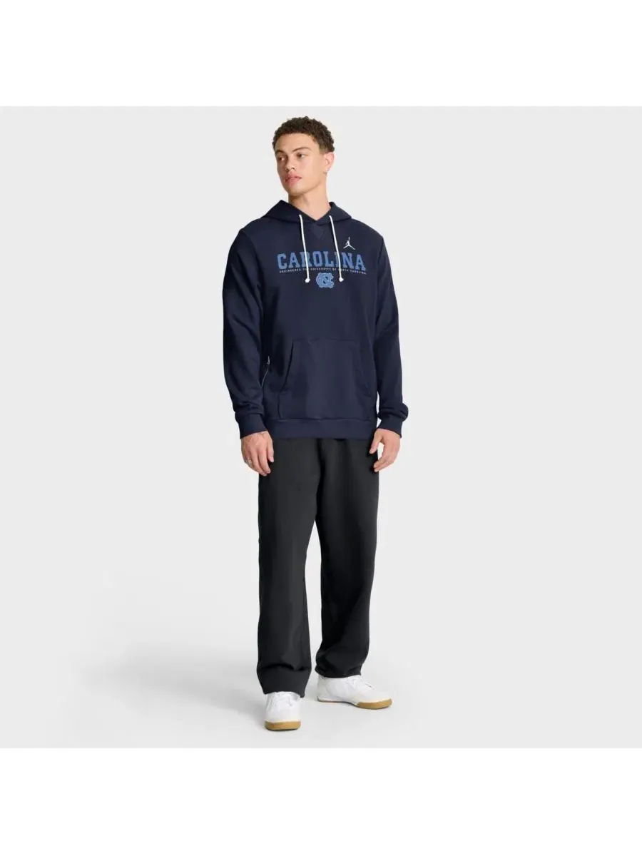 Худи с принтом Dri-FIT North Carolina Tar Heels 2025 Sideline Standard Issue Jordan — изображение 5 из 5, темно-синий