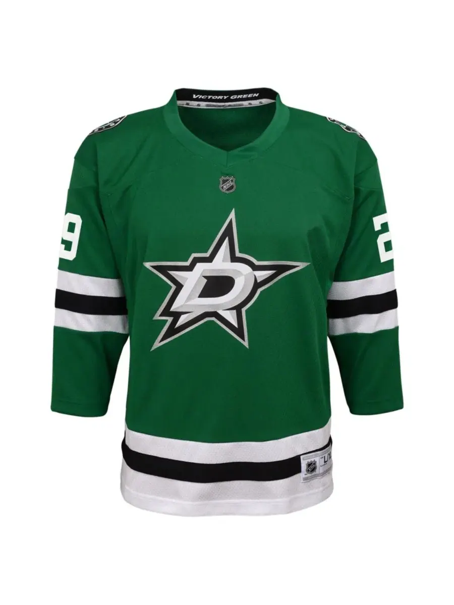 Детский хоккейный свитер Jake Oettinger Dallas Stars Outerstuff — изображение 2 из 3, зеленый