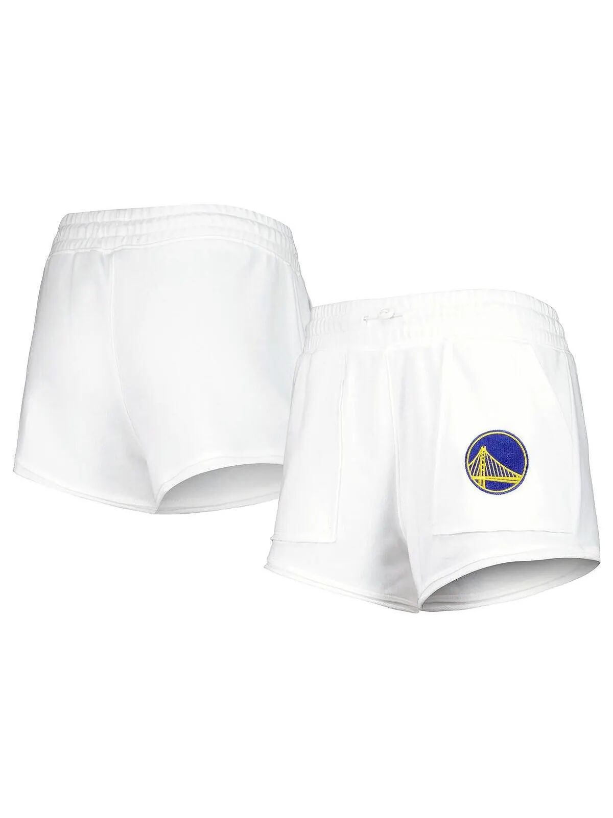 Женские белые шорты Golden State Warriors Sunray Concepts Sport