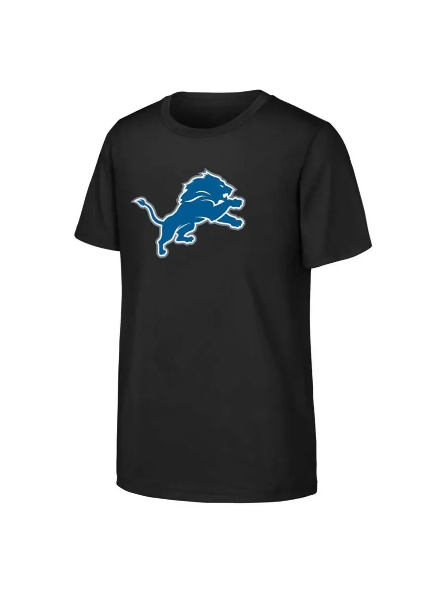 Outerstuff Футболка с основным логотипом команды Detroit Lions для мальчиков и девочек