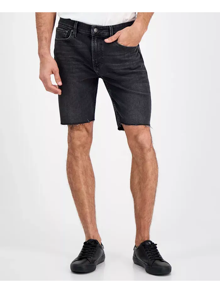 Мужские шорты Logan Slim Fit с необработанным краем, длина 9" GUESS — изображение 3 из 4