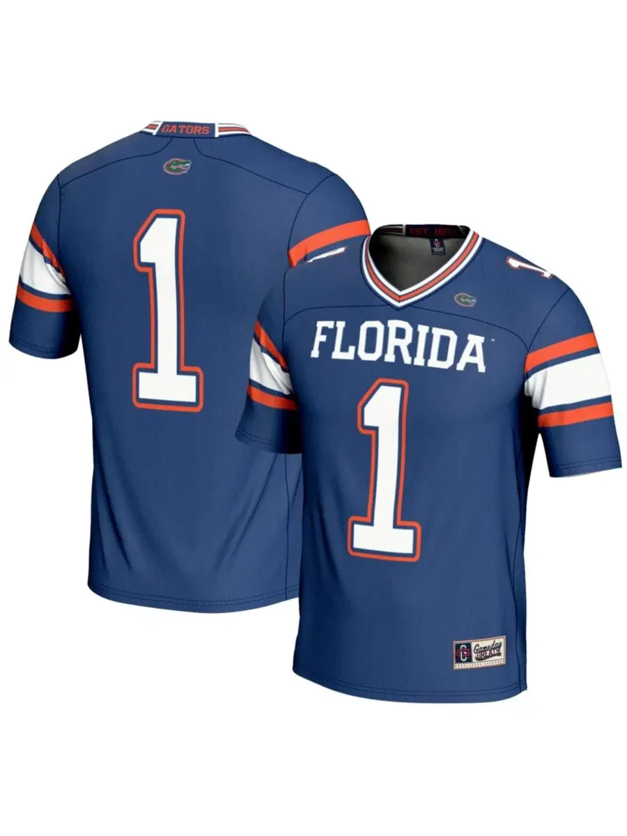 Футбольная футболка с рисунком Florida Gators, Royal Gameday Greats — синий