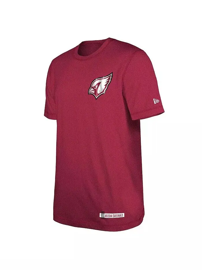 Мужская футболка тренировочного лагеря NFL Cardinal Arizona Cardinals 2024 New Era — изображение 3 из 3