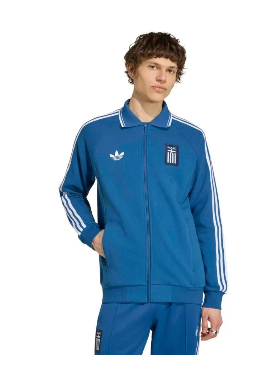 Куртка-антем Adidas с полным замочком, Greece National Team 2026