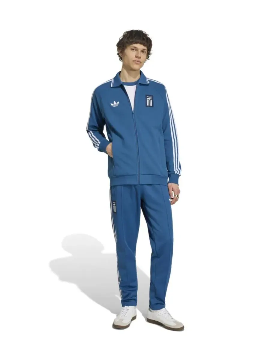 Куртка-антем Adidas с полным замочком, Greece National Team 2026 — изображение 4 из 5, синий