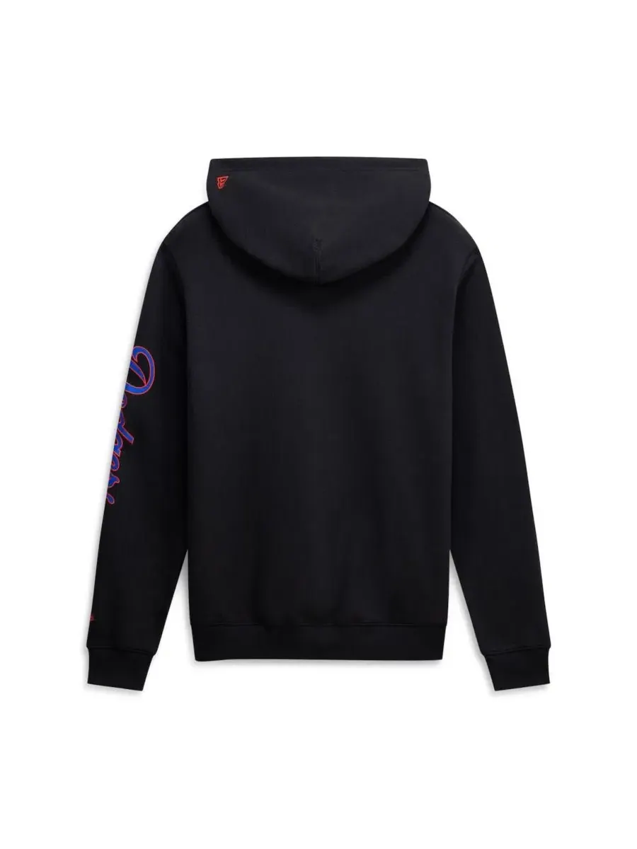 Худи с флисовой подкладкой, с вышивкой New Era — изображение 3 из 3, черный