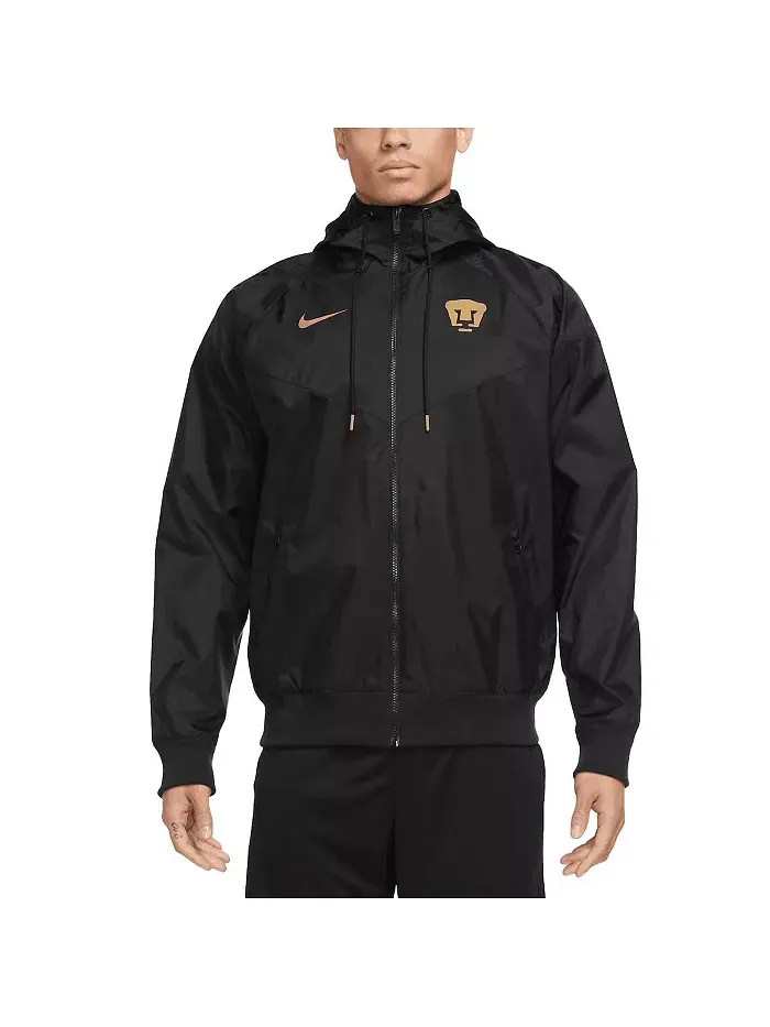 Мужская черная куртка Puma Windrunner с рукавом реглан на молнии Nike