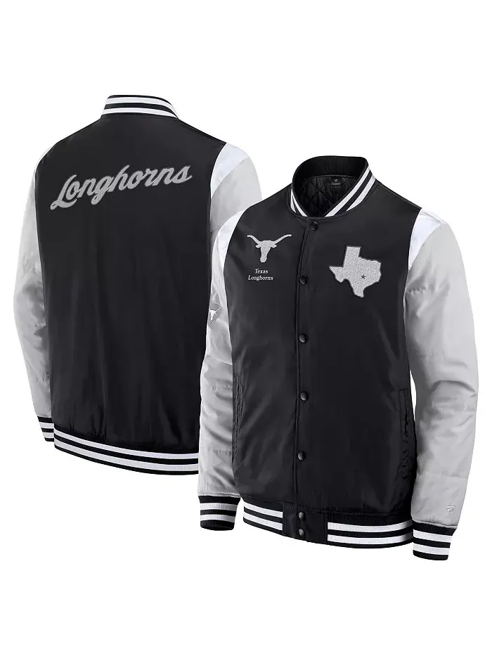 Мужская черная куртка Texas Longhorns Elements Elite на молнии Fanatics