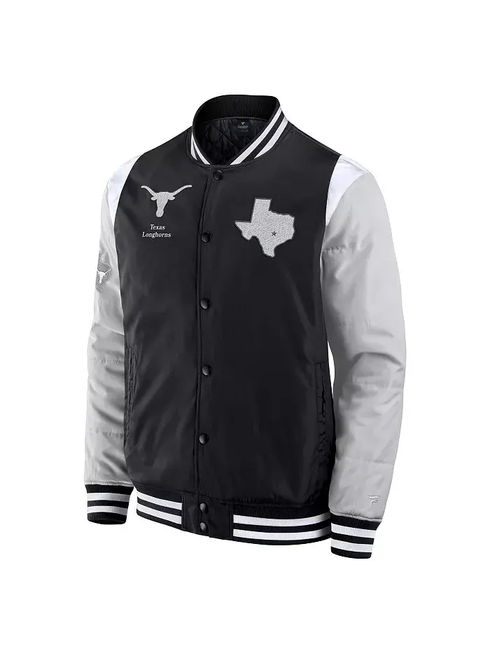 Мужская черная куртка Texas Longhorns Elements Elite на молнии Fanatics — изображение 2 из 4