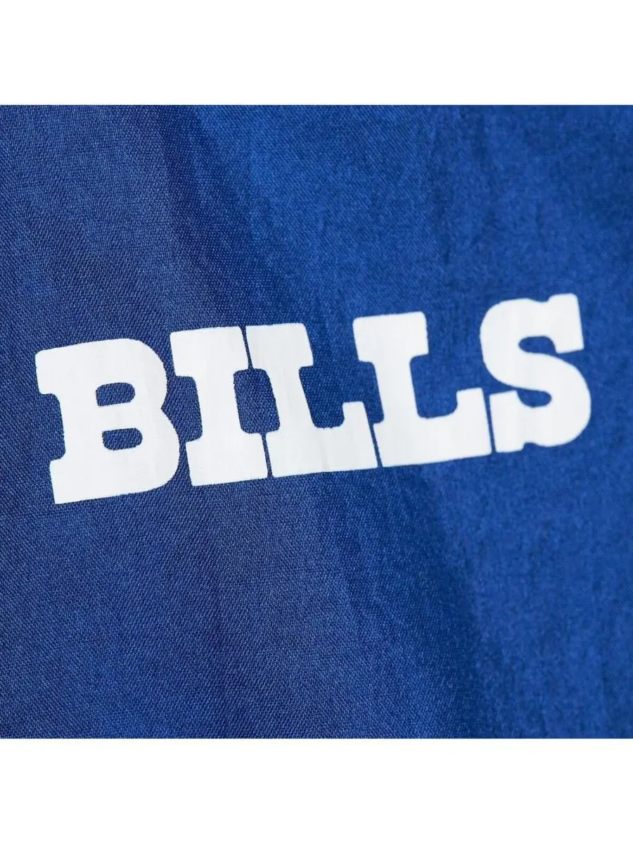 Женская укороченная нейлоновая куртка Royal Buffalo Bills на молнии Mitchell & Ness — изображение 2 из 5, королевский