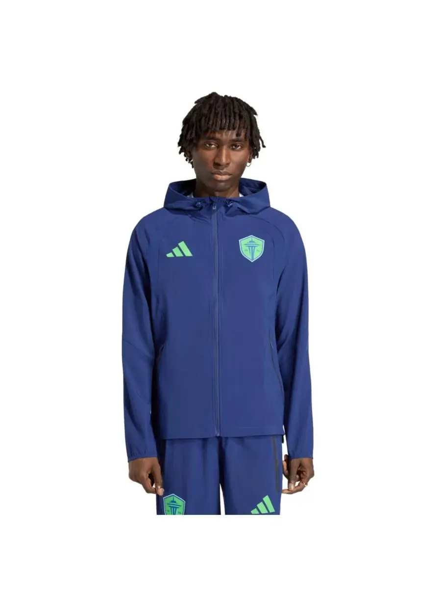 Ветровка-анорак с капюшоном Tiro Travel Seattle Sounders FC adidas