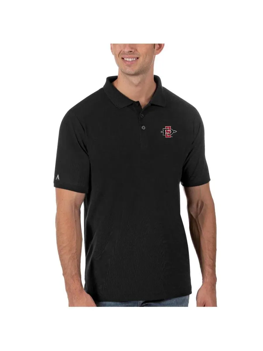 Мужское поло с вышивкой San Diego State Aztecs Legacy Pique Antigua