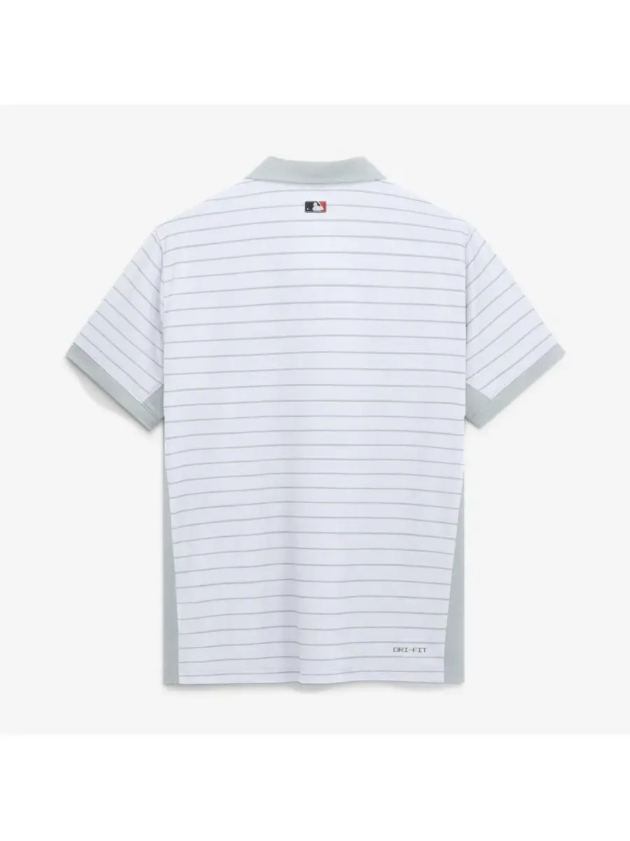 Поло Dri-FIT с принтом Baltimore Orioles Authentic Collection Striped Victory Nike — изображение 2 из 2, белый