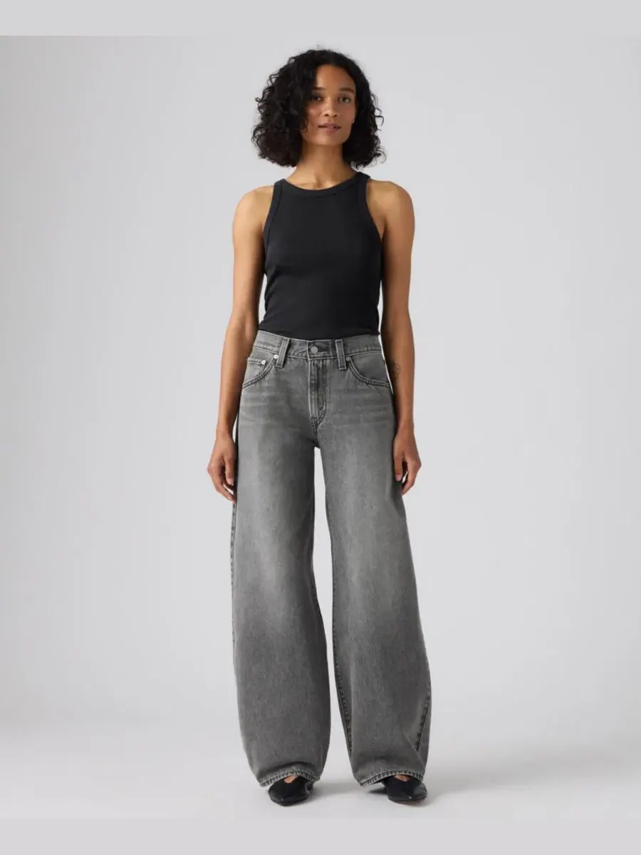 Джинсы с зауженным низом Mid Rise Middy Balloon Jeans Levi's, Disquiet Day — изображение 2 из 5