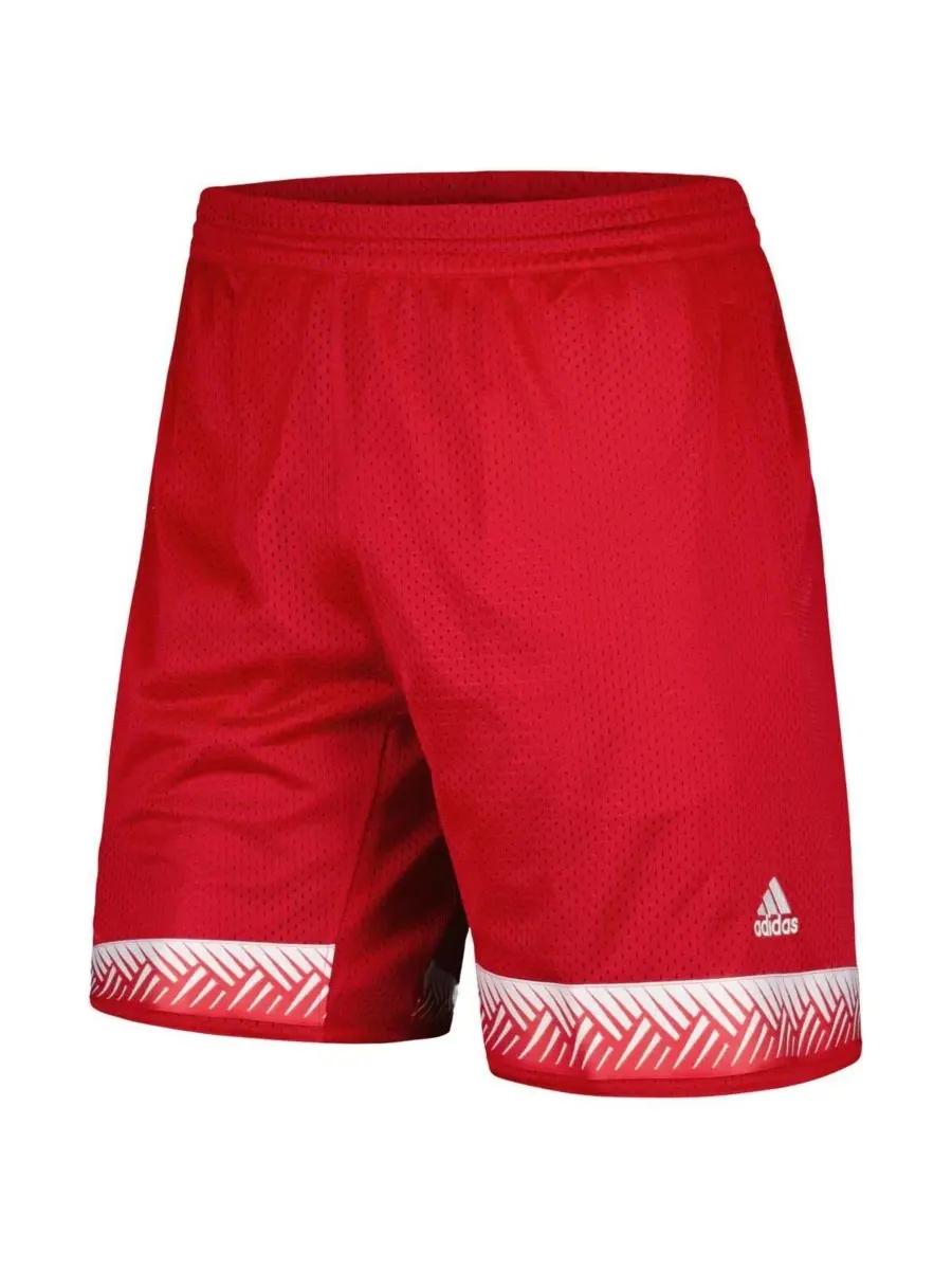 Мужские баскетбольные шорты Scarlet Nebraska Huskers Swingman (реплика) Adidas — изображение 3 из 3, алый