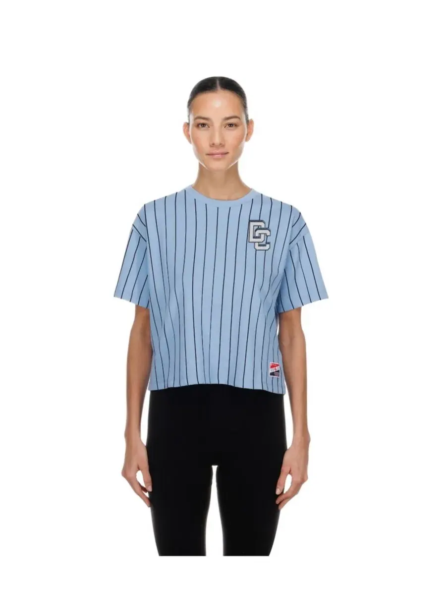 Футболка-бокси с принтом City Connect Throwback Meshback Pinstripe Boxy New Era