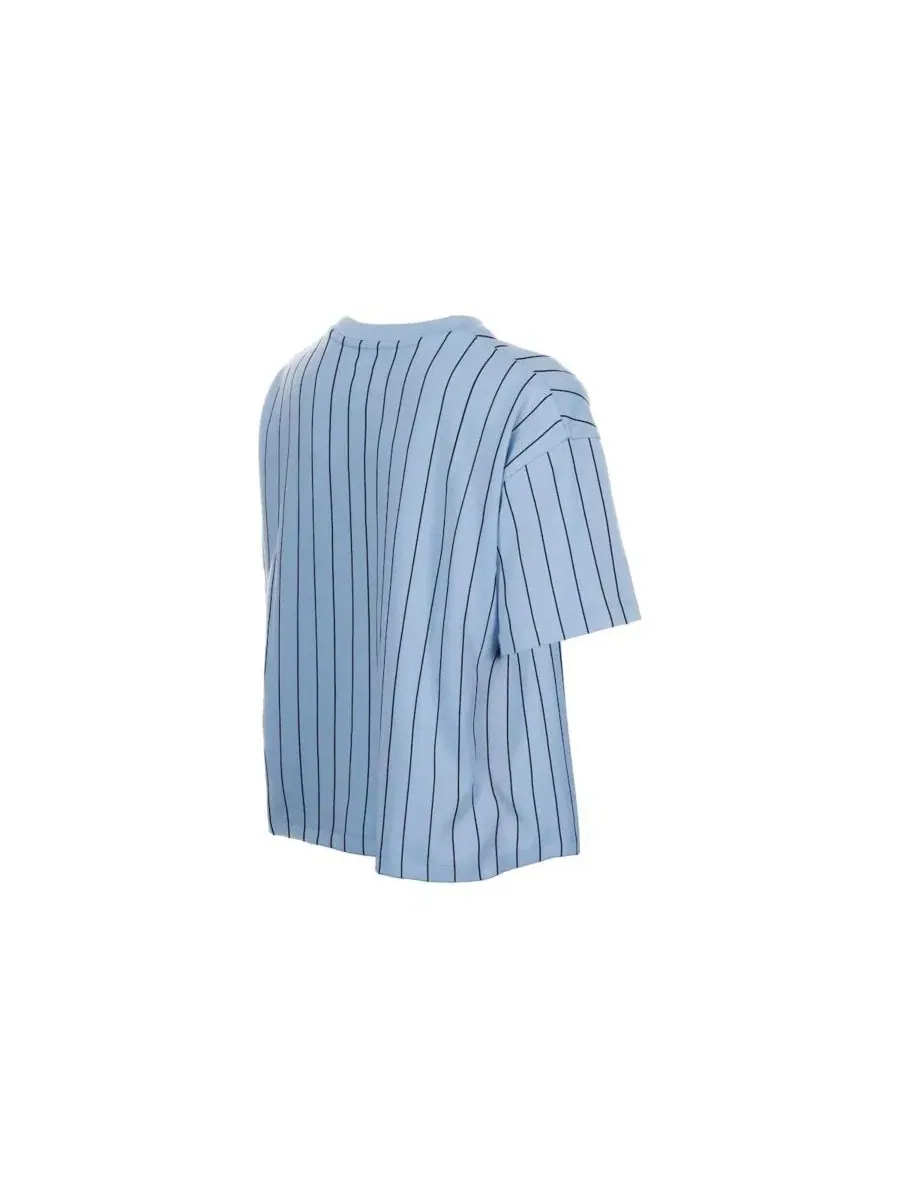 Футболка-бокси с принтом City Connect Throwback Meshback Pinstripe Boxy New Era — изображение 2 из 4, светлый синий