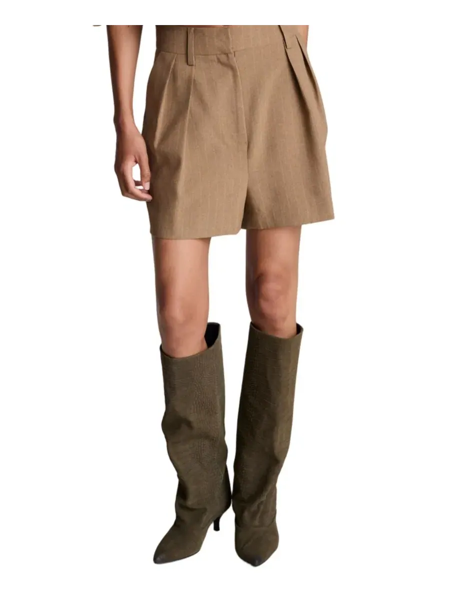 Шорты с защипами Kenneth Cole, Peanut Heather Oyster