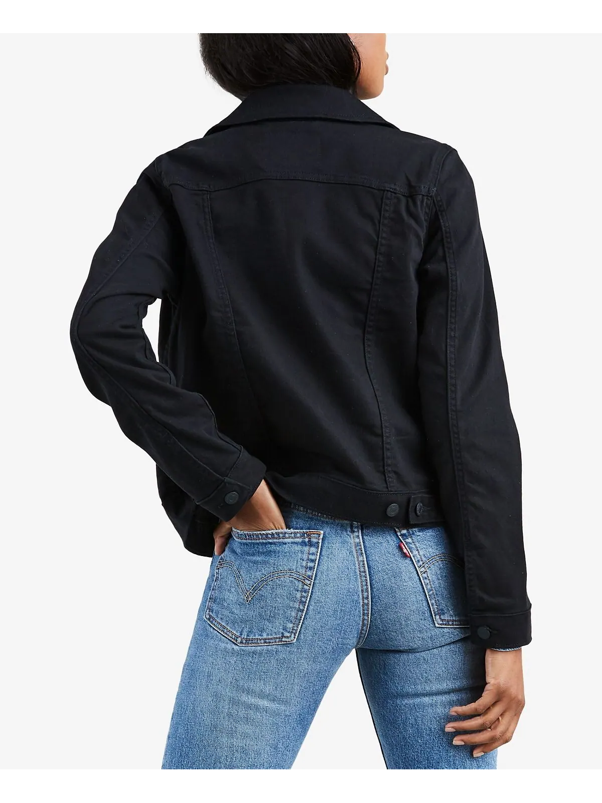 Куртка Levi's Original Cotton Denim Trucker — изображение 2 из 2, черный черный