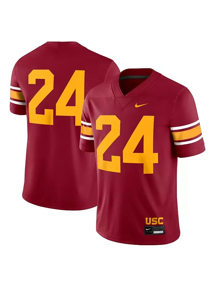 Мужская альтернативная игровая футболка 24 Cardinal USC Trojans Nike