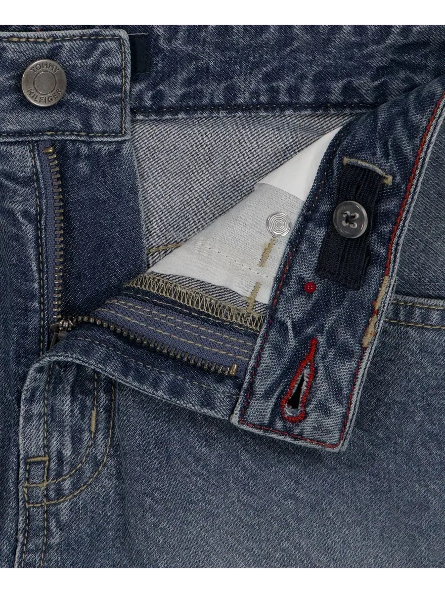 Джинсовая юбка-карго с молотковой петлей Tommy Hilfiger, Dekalb Wash — 5