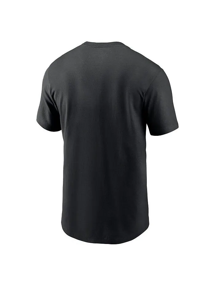 Мужская черная футболка Carolina Panthers Division Essential Nike — изображение 3 из 3, черный