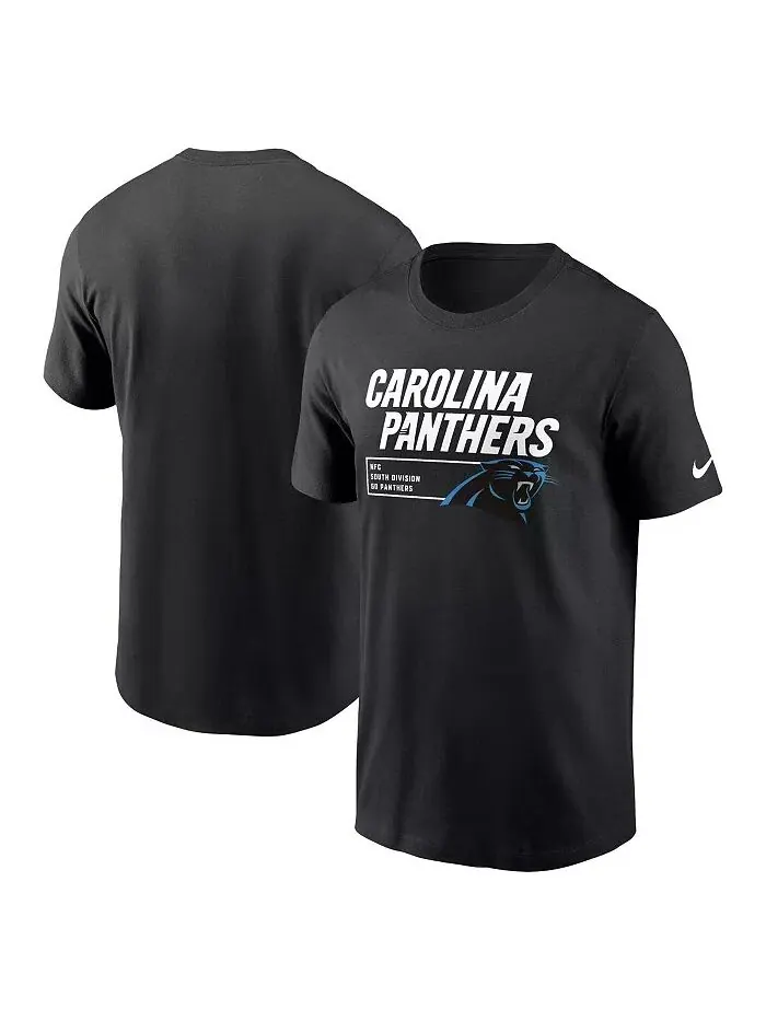 Мужская черная футболка Carolina Panthers Division Essential Nike — изображение 4 из 4