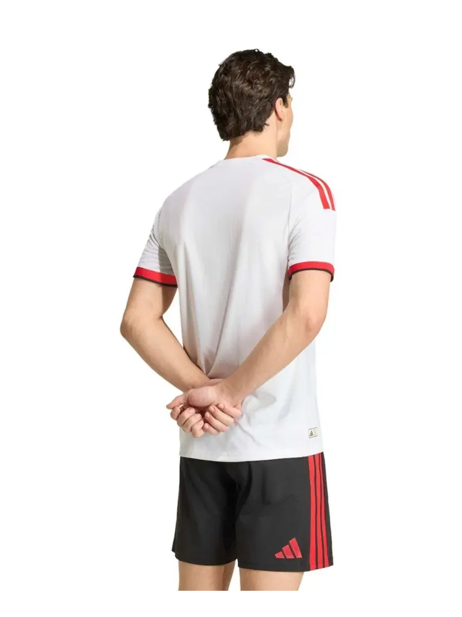 Футболка-джерси с принтом CR Flamengo 2026 Away Authentic adidas — изображение 2 из 5, белый