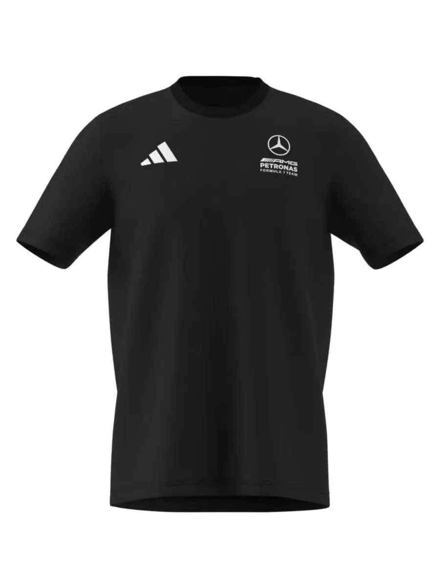Футболка с коротким рукавом Mercedes-AMG Petronas F1 Team Italy adidas — изображение 6 из 6, черный
