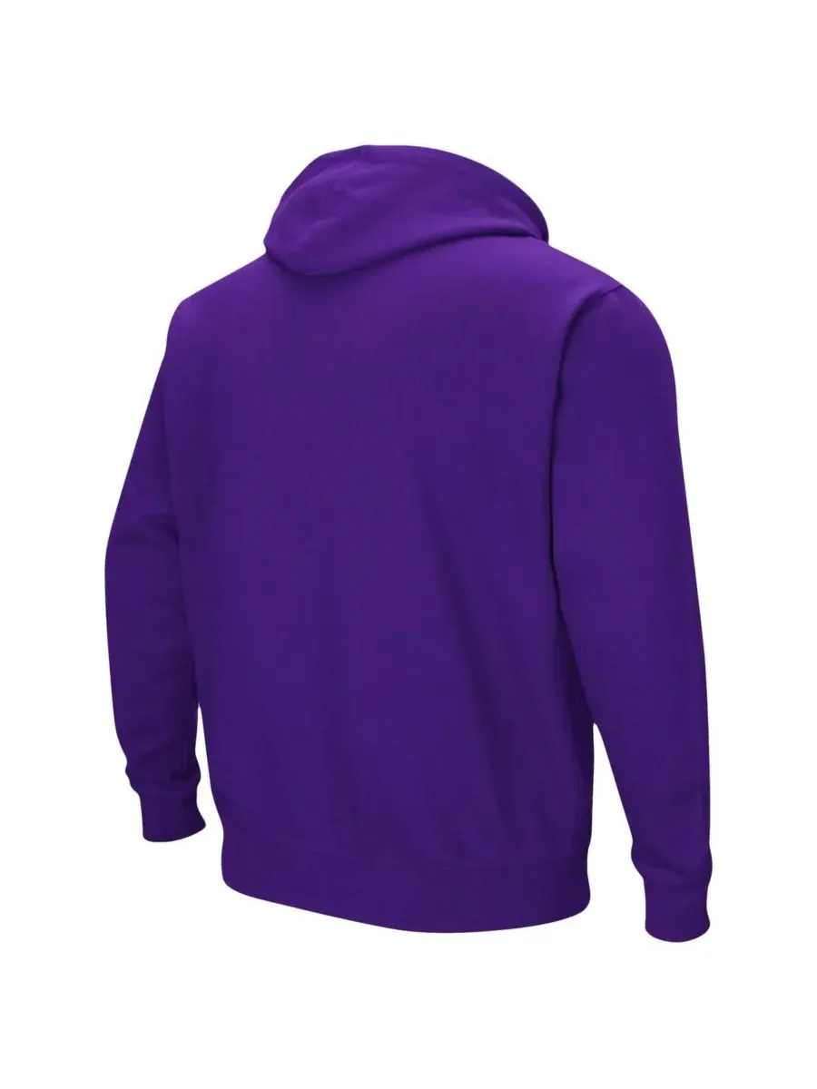 Мужская толстовка с капюшоном Kansas State Wildcats Arch Logo 3.0 Colosseum — изображение 3 из 5, фиолетовый