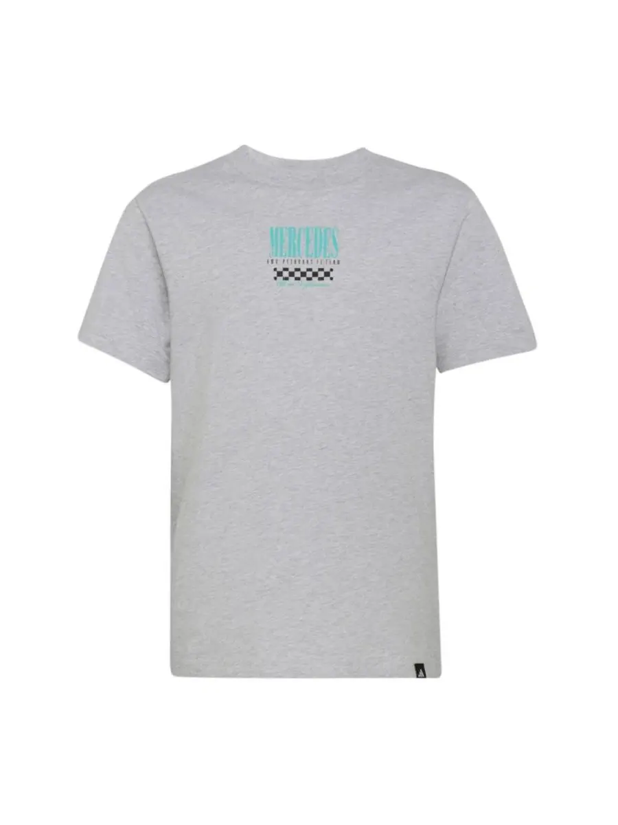 Футболка Mercedes-AMG Petronas F1 Team Front Facing Car adidas — изображение 3 из 3, серый