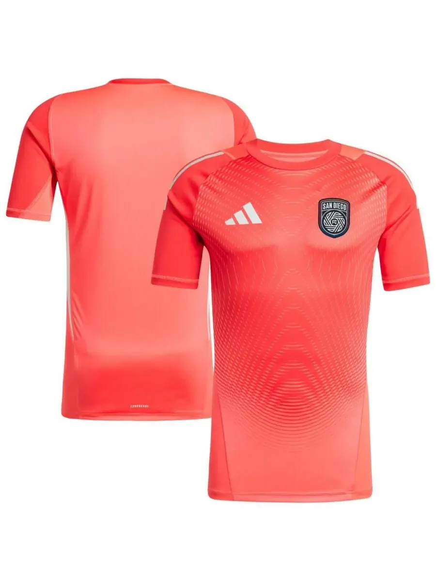 Adidas Мужская красная вратарская футболка San Diego FC 2025